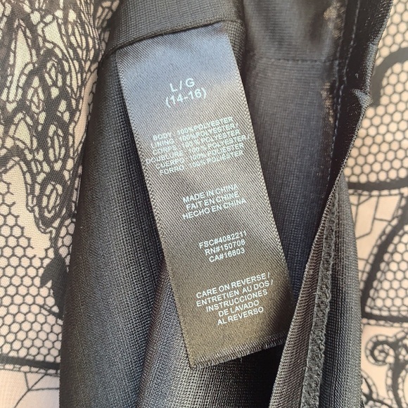 “Signature Collection“ Ladies Dress size L 14 – 16 Lightweight- blush & black - Picture 10 of 11